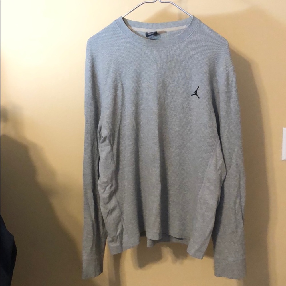 Jordan Grey Long Sleeve Thermal Shirt